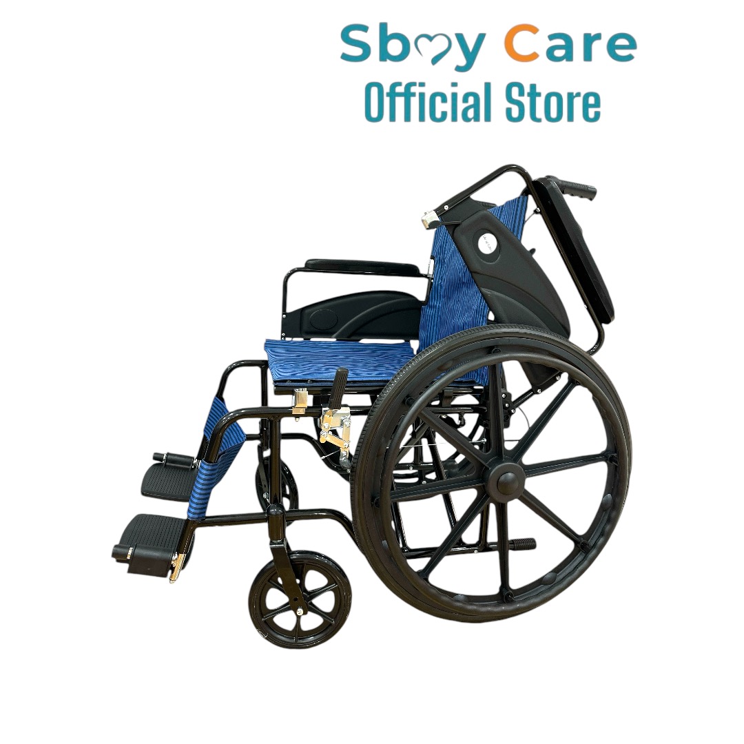 Sbay Care รถเข็นผู้ป่วย แบบเปิดข้าง ล้อ 24 นิ้ว FY977LF4