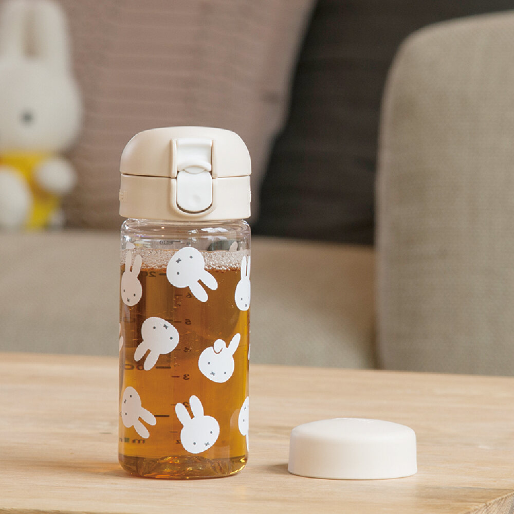 Richell - Miffy Smart Mug 240ml. แก้วหัดดื่ม แก้วน้ำ step 3 ฝายกดื่มเหมือนแก้ว