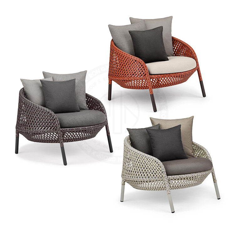 Sofa - Outdoor luxury garden furniture rattan back chair wicker patio outdoor lounge