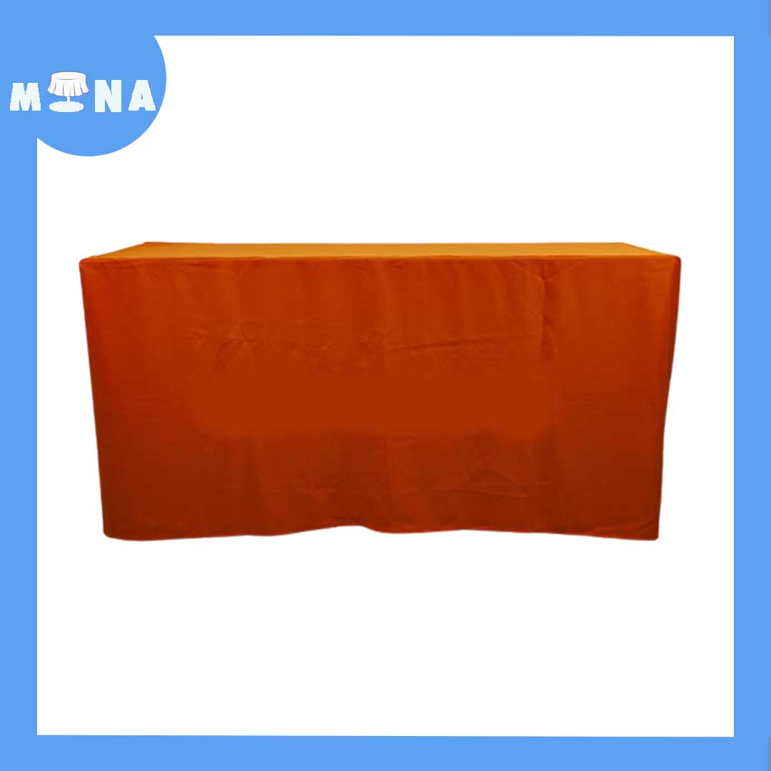 ผ้าคลุมโต๊ะแบบเก็บมุม Size 1.8 เมตร -ไม่สกรีนโลโก้