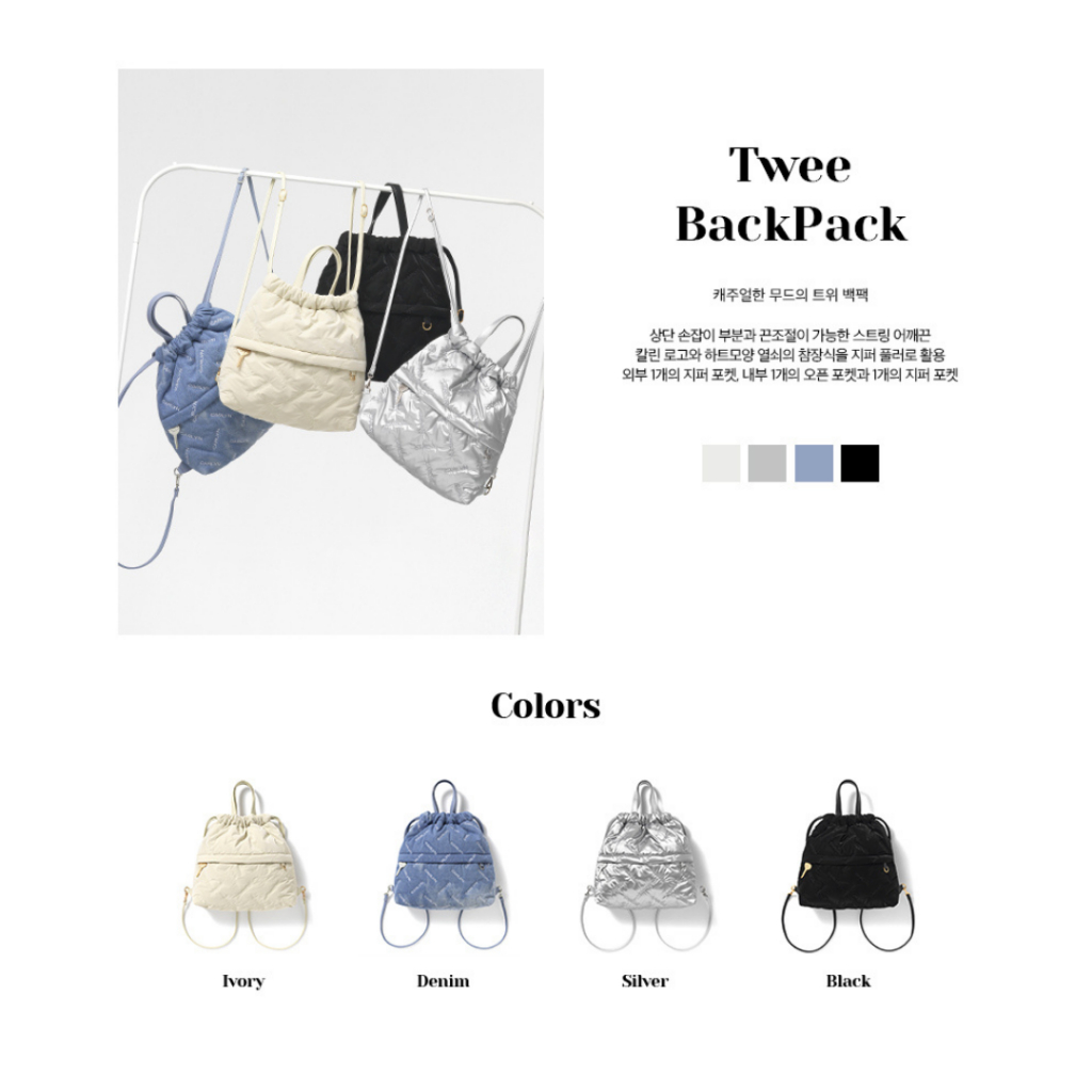 CARLYN TWEE BACKPACK 4colors_H73314010