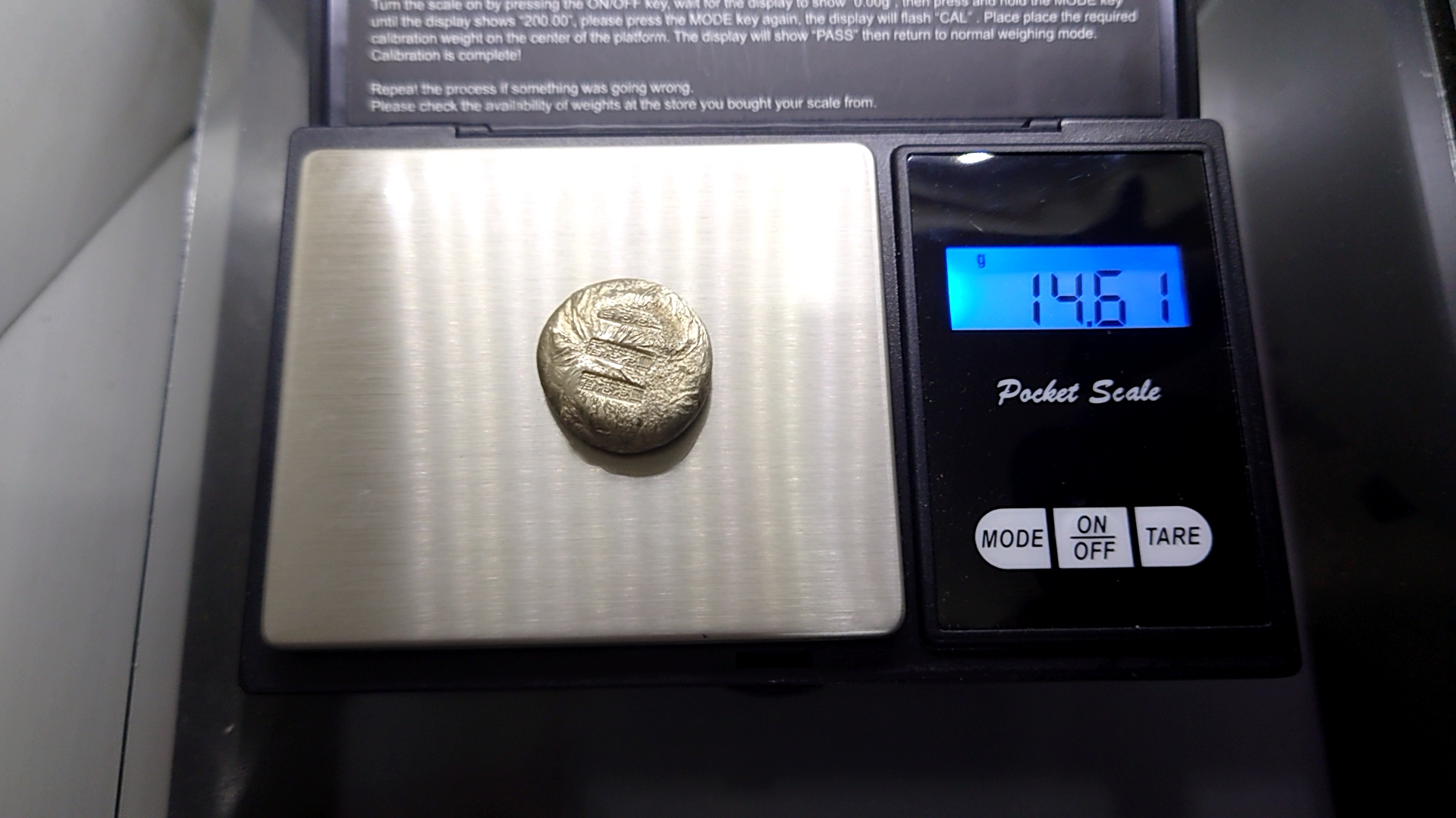 เงินก้อน ขนาดบาท ตอกตราการค้า ท่าเรือฮ่องกง สภาพสวย