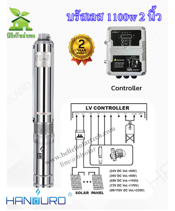1100w 2 นิ้ว HANDURO
