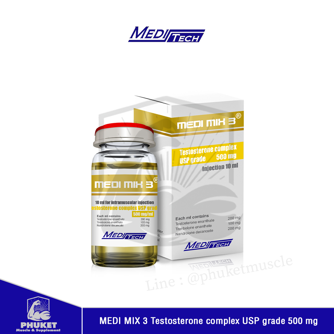 Meditech MEDI MIX 3 Testosterone complex USP grade 500 mg