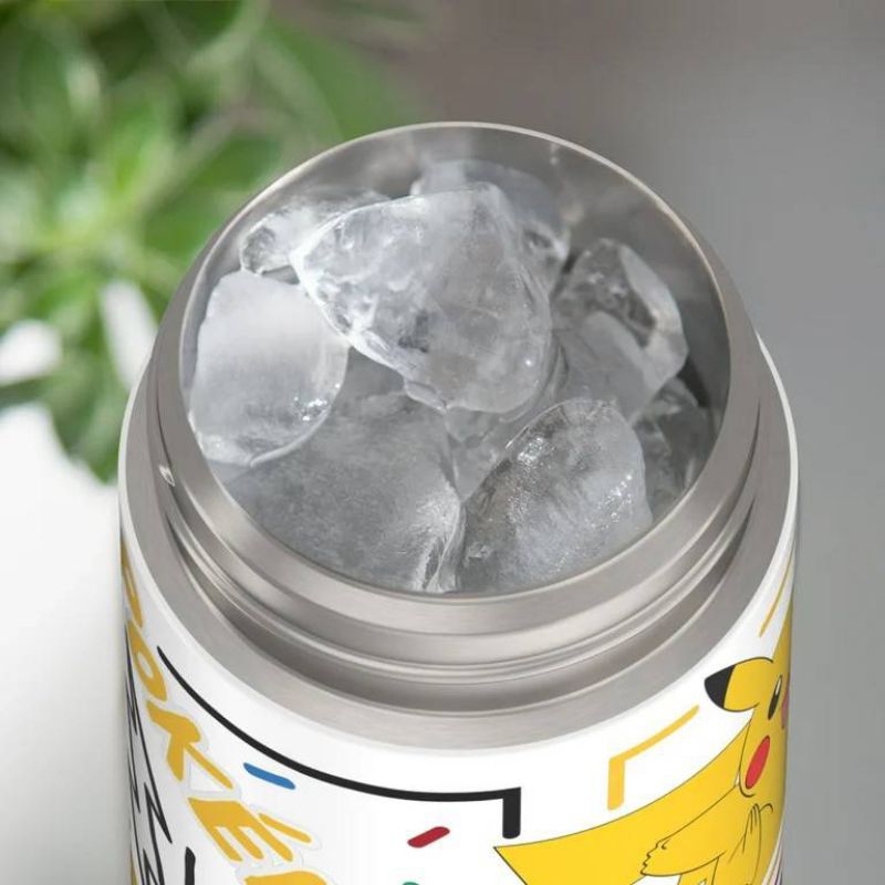 NEW!! Thermos Stainless Steel Bottle with straw 14 oz. ขวดน้ำสแตนเลสรักษาอุณหภูมิแบบหลอดดูด