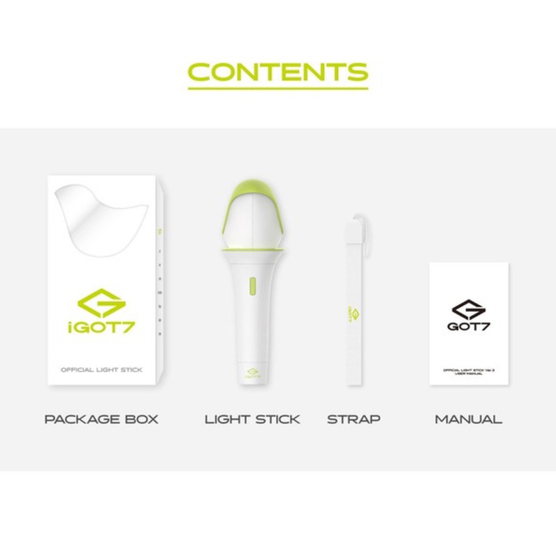 แท่งไฟ GOT7 OFFICIAL LIGHT STICK VER.3 อากาบง