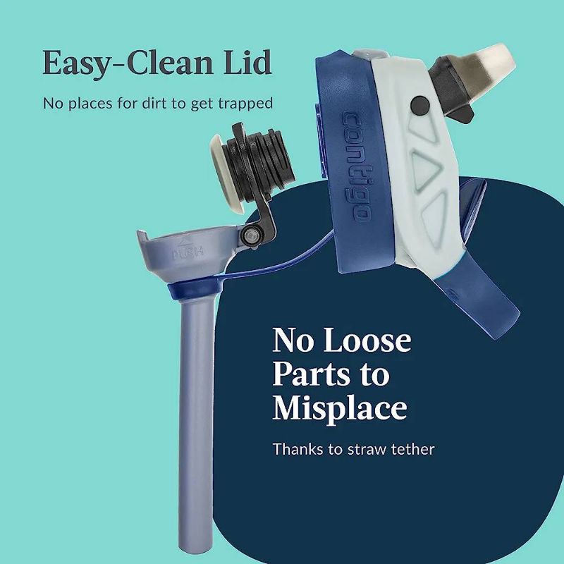 NEW!! Contigo Paw Patrol Kids Plastic Water Bottle กระติกน้ำหลอดดูด แก้วน้ำดื่มเด็กลาย Paw Patrol