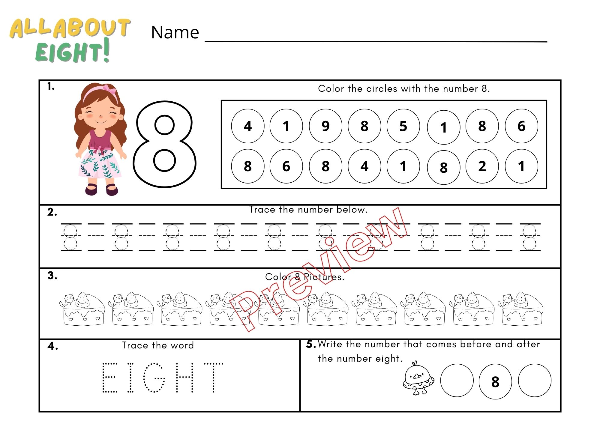 🍀ไฟล์ ใบงาน แบบฝึกนับตัวเลขระบายสี และการบวกเลขผลลัพธ์ไม่เกิน 20 สำหรับเด็กระดับ เตรียมอนุบาล - อนุบาล 3🍀