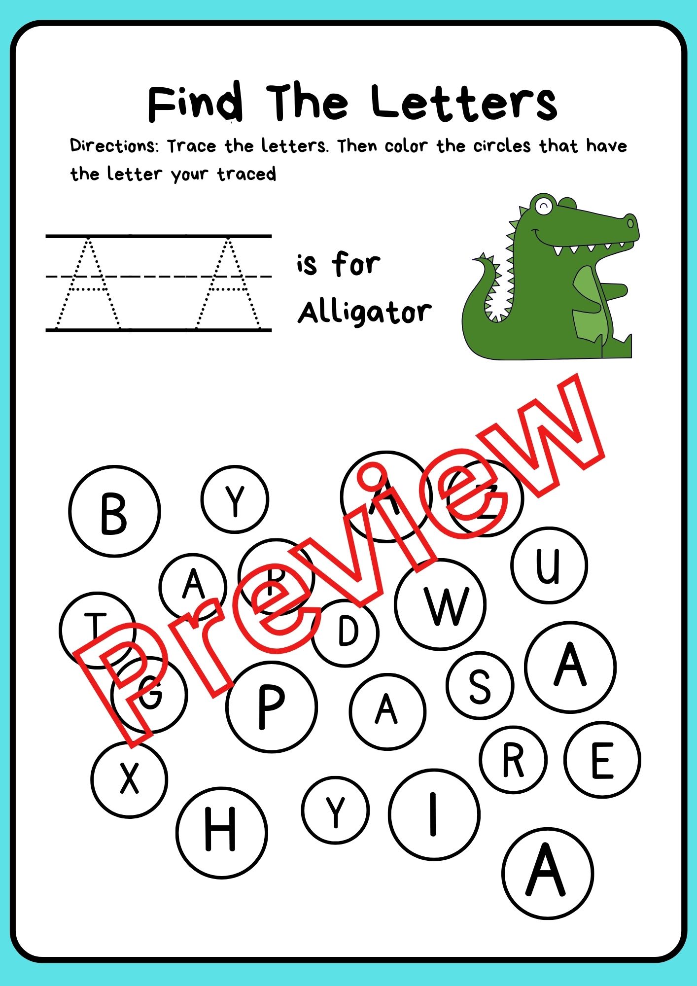 🔸️ไฟล์ pdf🔸️🍀ไฟล์ ใบงาน แบบฝึกนับตัวเลข และระบายสี สำหรับเด็กระดับ เตรียมอนุบาล - อนุบาล 1🍀Animal Alphabet A-Z