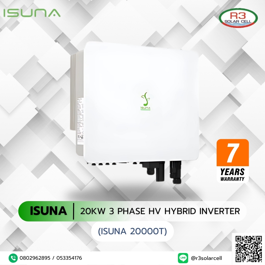 ISUNA 20kW 3 Phase HV Hybrid inverter