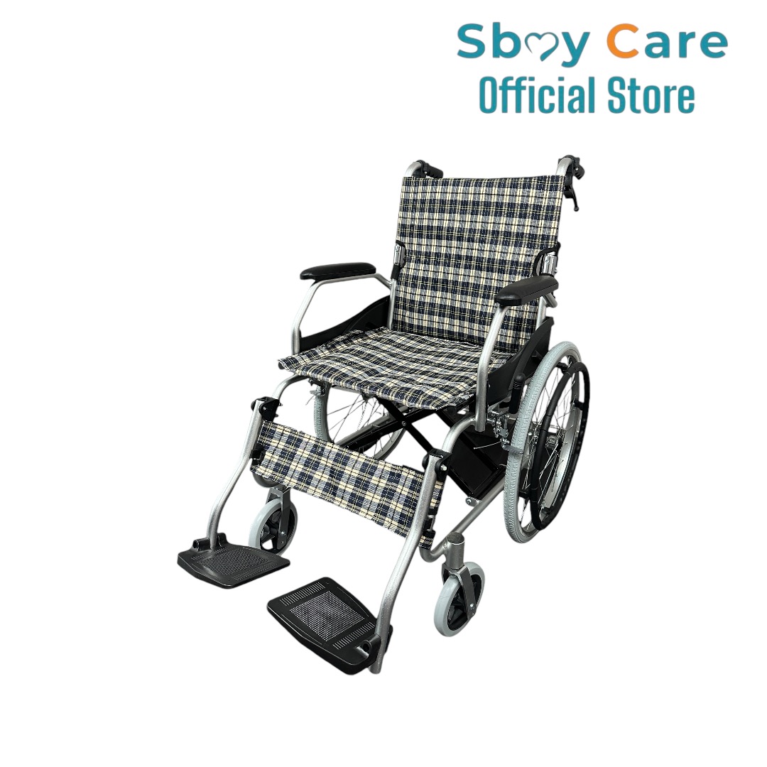 Sbay Care รถเข็นผู้ป่วย อลูมิเนียม ล้อ 20 นิ้ว FY977LF2