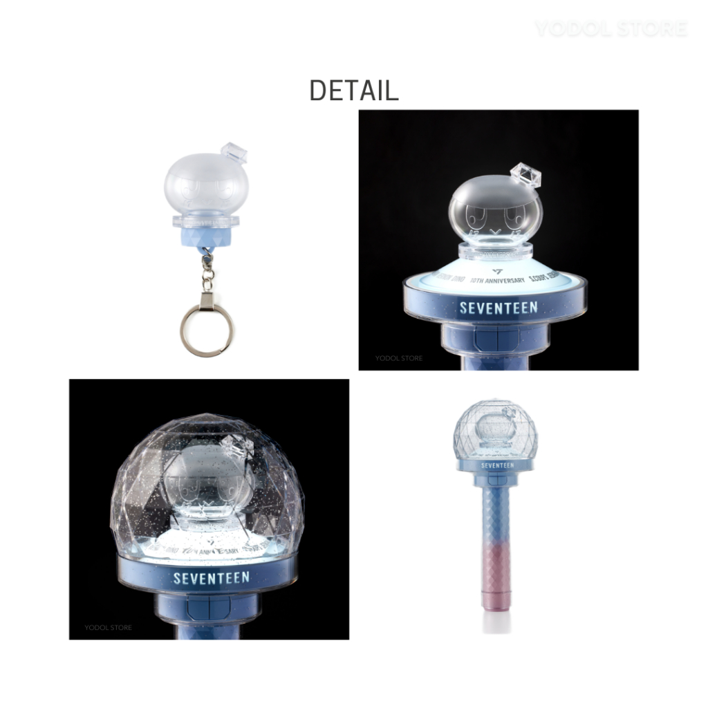[PRE] SEVENTEEN BONGBONGEE Official Light Stick Parts Keyring