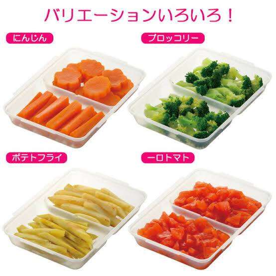 Richell ถาดหลุมแช่แข็งถนอมอาหารทนความร้อนและความเย็น 1 แพ็คมี 2 ชิ้น Baby Food Freezer Tray