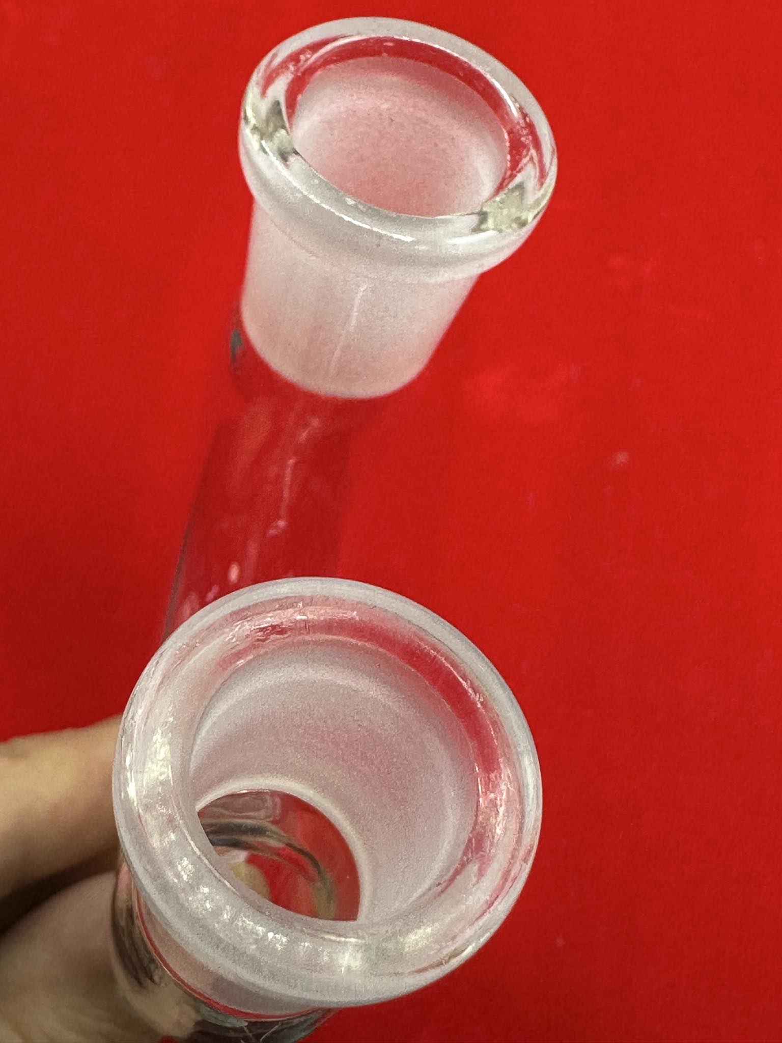 Adaptor Two Ways Cup Glass Dab Red Cup (Female 14.5mm.)(9)