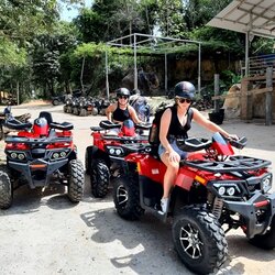 Phuket ATV 1 hour(250c.c.) + Zipline Phuket 15 Platforms & Big Buddha Tour Phuket X-2