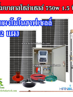ปั๊มบาดาล 750w 1.5 นิ้ว HANDURO