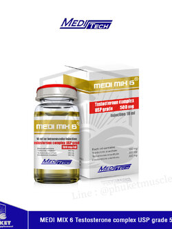 Meditech MEDI MIX 6 Testosterone complex USP grade 500 mg