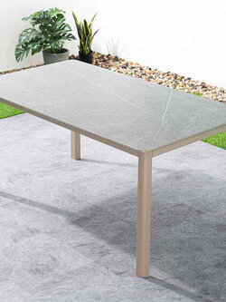 DESIGN set comfortable factory Round Wholesale Furniture Material Garden dining Outdoor table