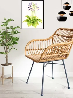 Leisure Unique Outdoor Garden Furniture PE Rattan Coffee Chair Wicker Patio Arm Chair With Black Waterproof Cushion