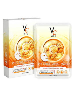 มาส์กวิตซีเกาหลี Vit C Facial Mask