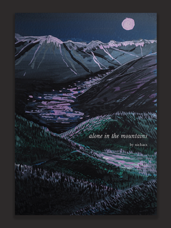 alone in the mountains