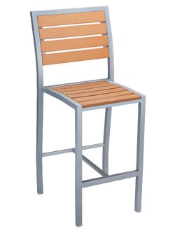 Aluminum alloy frame +PS plastic wood