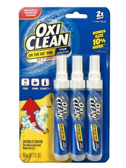 แบ่งขาย - OxiClean Stain Remover Pen for Clothes ปากกาขจัดคราบสกปรกบนเสื้อผ้า แท่งใหญ่ สุดคุ้ม ขนาด 22ml.