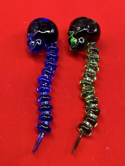 Adaptor Glass Skull Spoon Glass (ุุุ7)