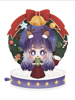 Christmas Keychain Acrylic