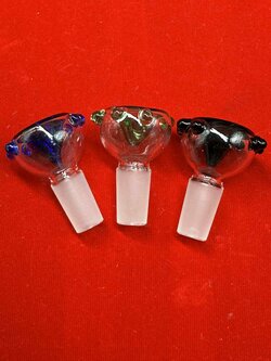Glass 6 Marbles Glass Cup (14.5mm.)(30)