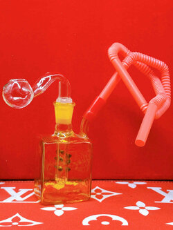 Set Glass Yellow Percolator + Classic Cup (16)