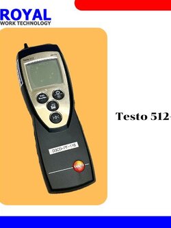 เครื่อง Testo 512-3 เป็นเครื่องวัดสำหรับการตรวจสอบ ความดันแตกต่าง (Differential Pressure) และ ความเร็วลม (Air Velocity)