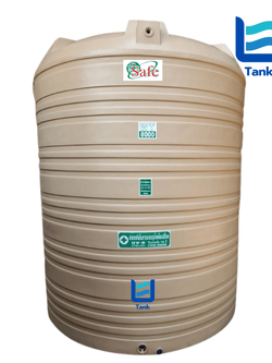 SAFE ถังเก็บน้ำ PE 8000 ลิตร สีเรียบมาตรฐาน รุ่น WT8000 มี 4 สี : ครีม,ขาว,น้ำเงิน,เทา