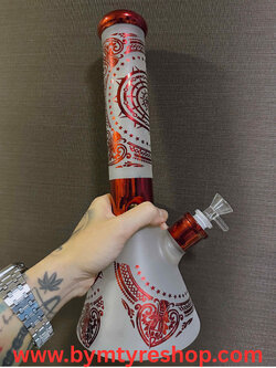 Glass Red Star 36(cm.)