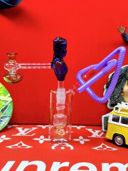 Set Glass Yellow Percolator + Baby Girl U Cup (1)