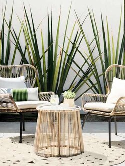 Luxurious Factory Direct Outdoor Wicker Chair Garden Furniture