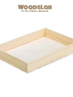 ถาดไม้สน รุ่น LM4A ถาดไม้เสิร์ฟ คาเฟ่ สไตล์มินิมอล