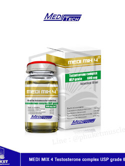 Meditech MEDI MIX 4 Testosterone complex USP grade 600 mg