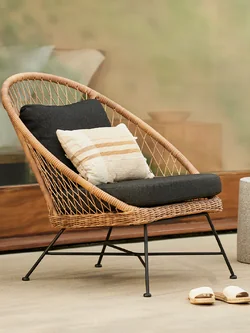 Outdoor Waterproof Furniture Garden Table And Chair Set Aluminum Arm Wicker Rattan Restaurant Dining Outdoor Chair