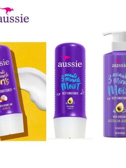Aussie 3 Minute Miracle Deep Conditioner ครีมนวดผมสูตรเข้มข้น