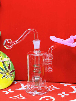 Set Glass Green Percolator + Classic Cup (13)