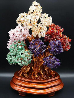 ต้นไม้หินธรรมชาติอเมทิสต์แท้-ฮวงจุ้ยเพิ่มพลังความรักความร่วมเย็น