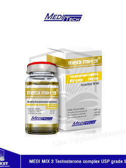 Meditech MEDI MIX 3 Testosterone complex USP grade 500 mg