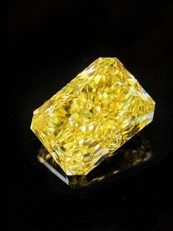 เพชรสีเหลืองตัดทรงเรเดียนท์คัท Radian cut