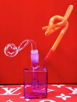 Set Glass Purple Percolator + Classic Cup (15)