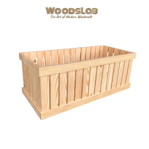 กล่องไม้สน / ลังไม้สน / กระบะไม้สน (3 ขนาด)