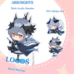 [In stock] Logos Stool Race : Acrylic standee and PVC Sticker