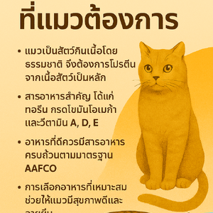 โภชนาการที่แมวต้องการ