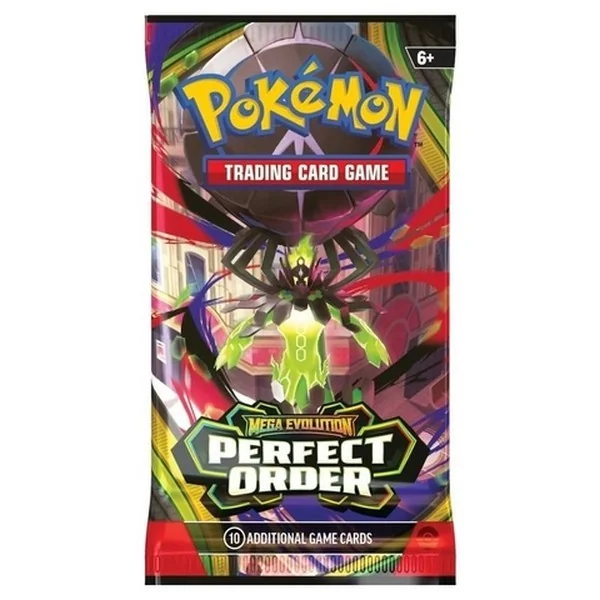 Pokemon ENG Mega Evolution Perfect Order Half Booster Box (18 Packs) 196214137233 (การ์ดโปเกมอน) Pokemon ENG Mega Evolution Perfect Order Half Booster Box (18 Packs) 196214137233 (การ์ดโปเกมอน)