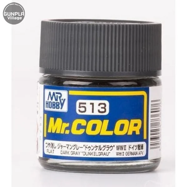 Mr.Hobby Mr.Color C513 Dark Gray "Dunkelgrau" Flat 4973028736076 (สี) Mr.Hobby Mr.Color C513 Dark Gray "Dunkelgrau" Flat 4973028736076 (สี)